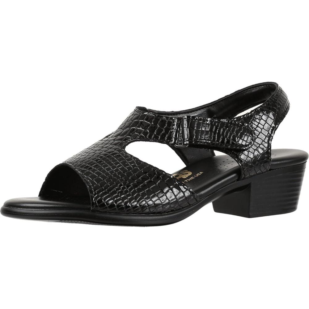 imageSAS Womens Heeled SandalsBlack Croc