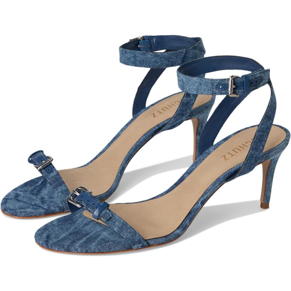 imageSCHUTZ Womens Aurora Mid SandalBelize Blue