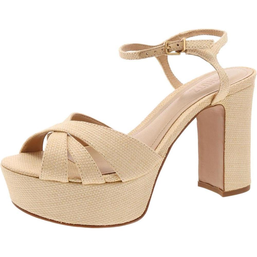 imageSCHUTZ Womens Keefa SandalNaturalLight Wood