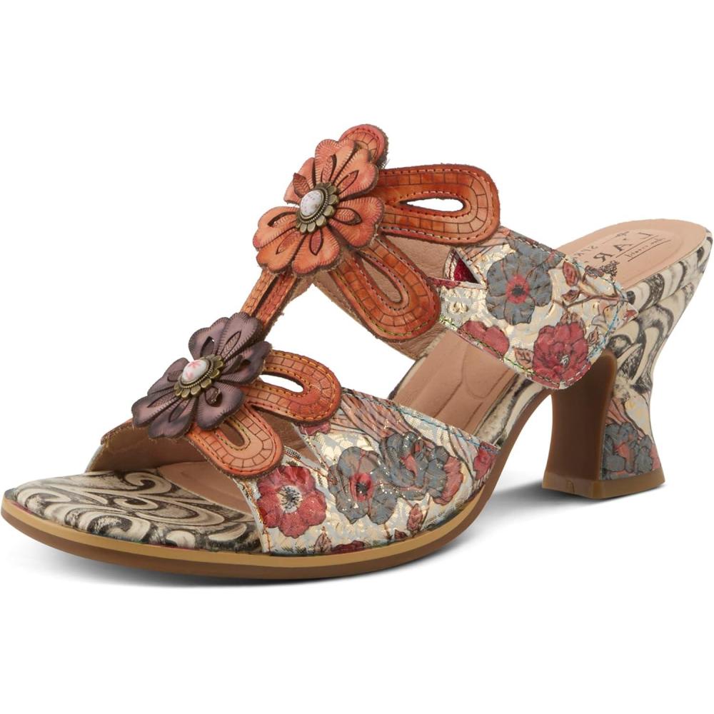 imageSpring Step LArtiste Womens Alania SandalOrange Multi