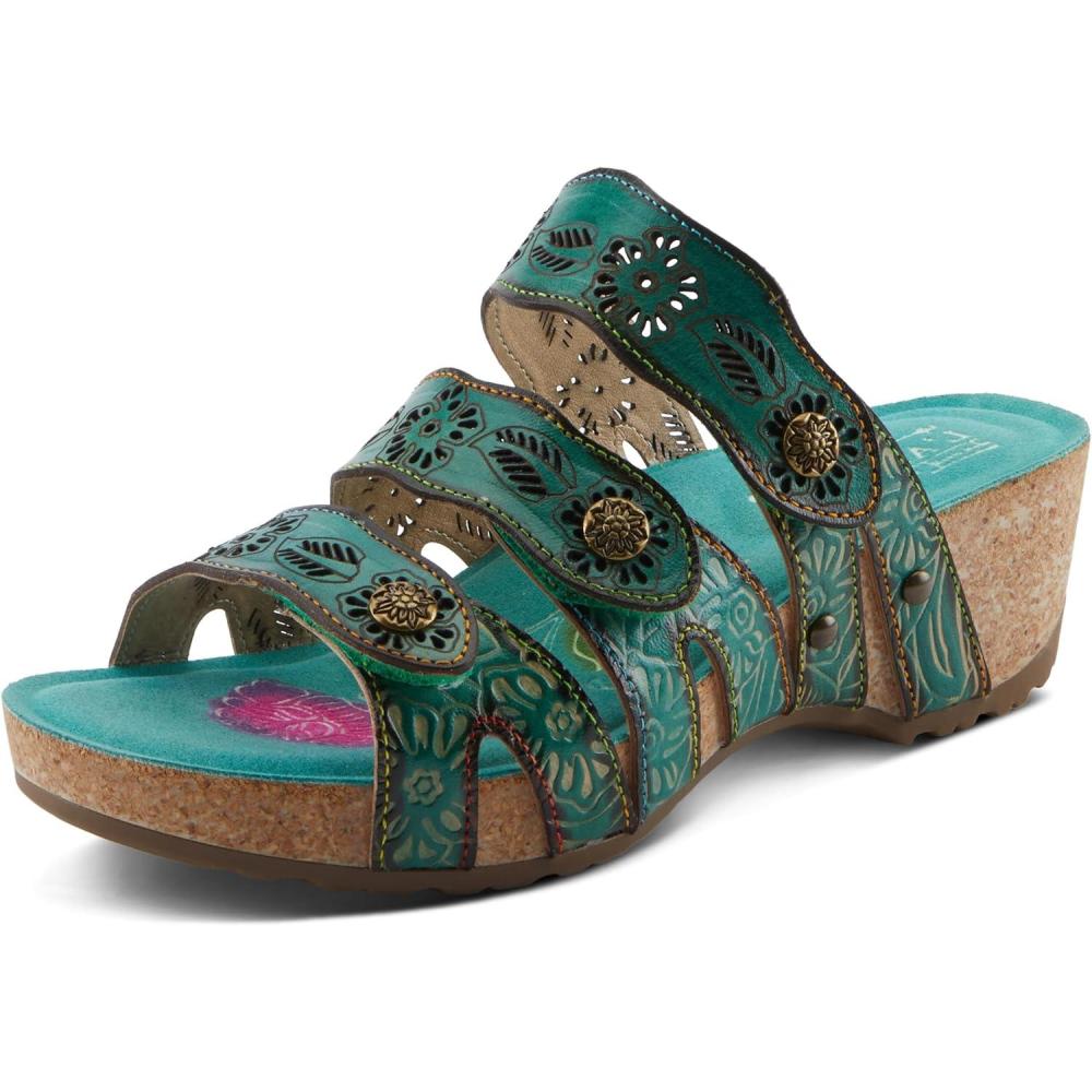 imageSpring Step LArtiste Womens Carbone SandalGreen Multi