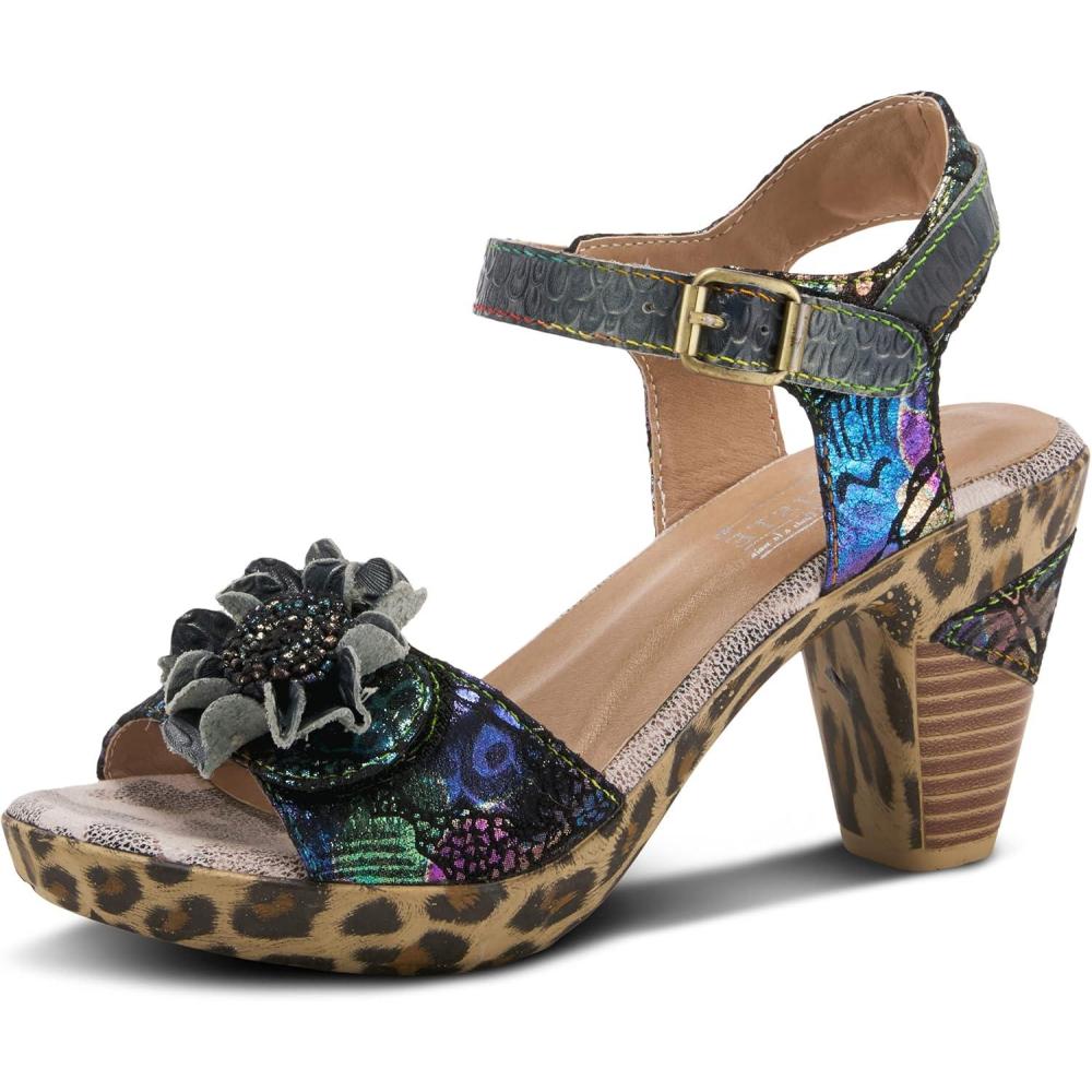 imageSpring Step LArtiste Womens Wildcat SandalBlack Multi