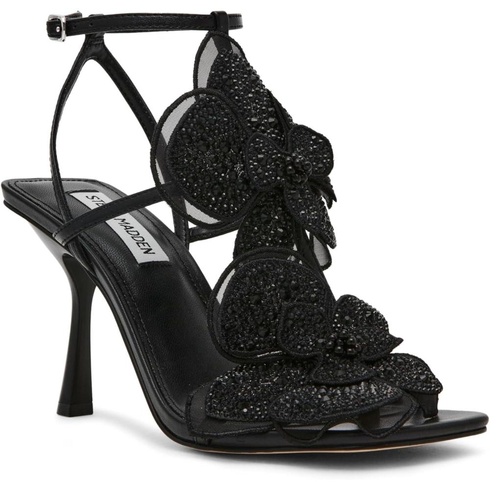 imageSteve Madden Womens Aries Heeled SandalBlack Multi