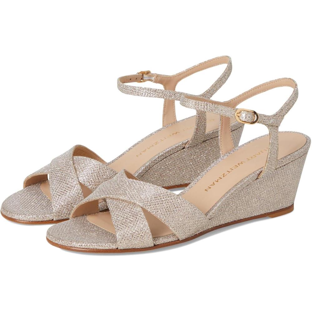 imageStuart Weitzman Womens Dayna Demi Wedge PlatformPoudre
