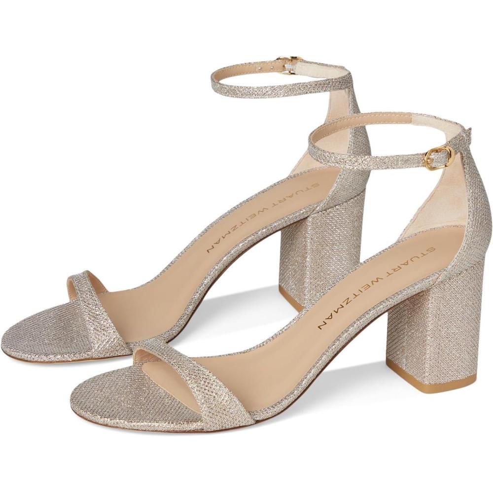 imageStuart Weitzman Womens Nudist Block 75 PumpPoudre