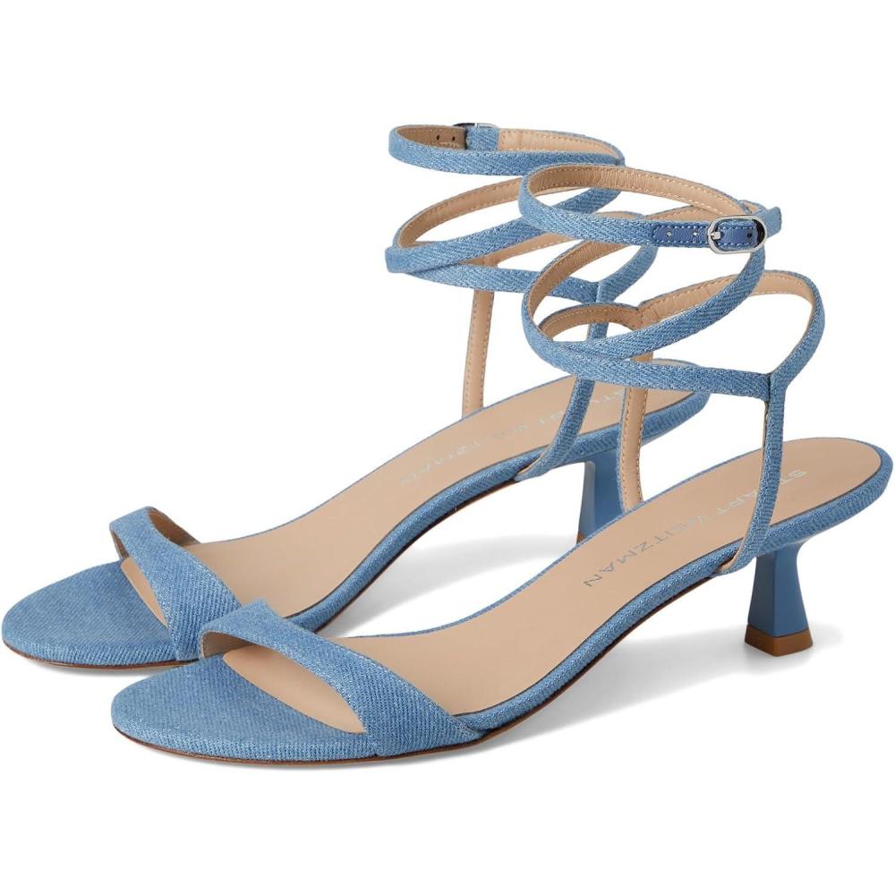 imageStuart Weitzman Womens Nudist Wrap 50 Pump Washed 75