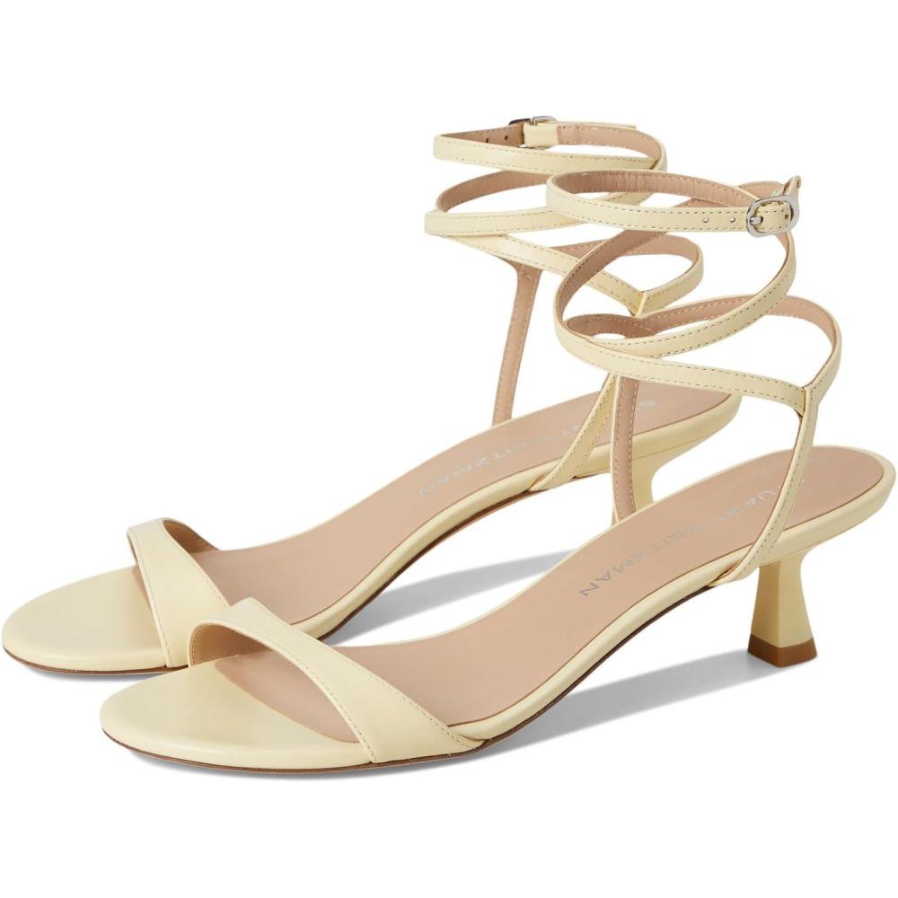 imageStuart Weitzman Womens Nudist Wrap 50 PumpLemon Chiffon