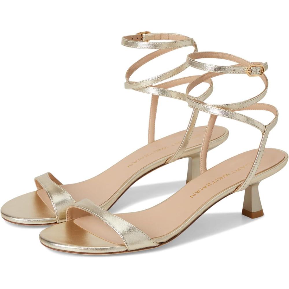 imageStuart Weitzman Womens Nudist Wrap 50 PumpLight Gold