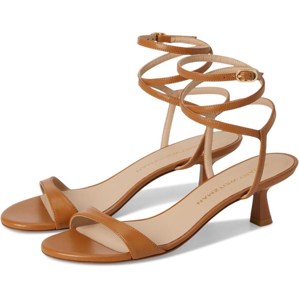 imageStuart Weitzman Womens Nudist Wrap 50 PumpMacchiato