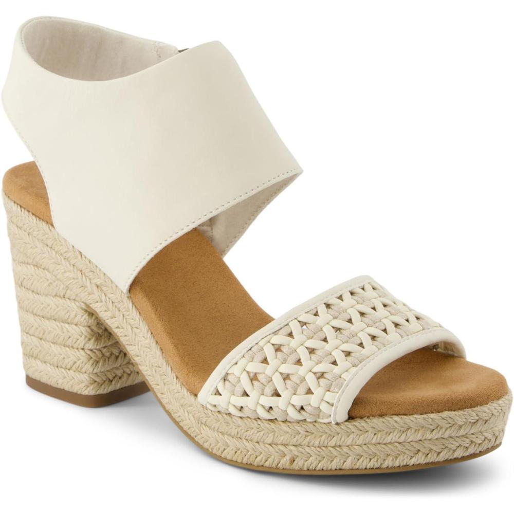 imageTOMS Womens Majorca Platform SandalNatural Woven