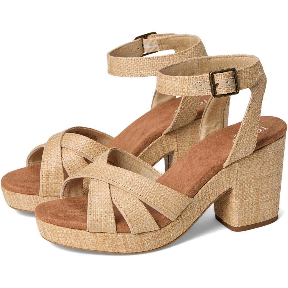 imageTOMS womens Majorca StrappyAlmond Raffia
