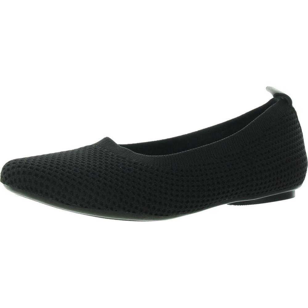 imageVANELi Womens Suvi Perforated Ballet Flats Casual  BeigeBlack Stretch Knit