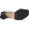 Bernardo® Carla Strap Heels for Women – Leather Upper and Lining – Rubber Sole – Block Heels(Black)