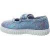 Cienta Baby-Girl’s 56083 (Infant/Toddler/Little Big Kid) Mary Jane Flat(Blue Mermaid Rainbow)