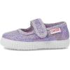 Cienta Baby-Girl’s 56083 (Infant/Toddler/Little Big Kid) Mary Jane Flat(Purple Unicorn Rainbow)