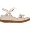 Clarks womens Kassanda Bar(Cream Multi Leather)