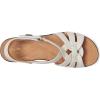 Clarks womens Tuleah Cross(Cream Leather)