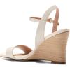 Cole Haan womens Josie Wedge Sandals(Ivory Ltr/Nat Raff)