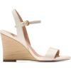 Cole Haan womens Josie Wedge Sandals(Ivory Ltr/Nat Raff)