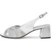 David Tate Women’s Desire Heeled Sandal(Silver)