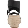Eileen Fisher Women’s Willow Espadrille Wedge Sandal(Black)