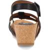 Eurosoft by Sofft Women’s Ericka Wedge Sandal(Black)