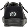 HEYDUDE Baby-Girls Wendy Stretch Mesh (Toddler)(Black)