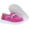 HEYDUDE Girl’s Wendy Stardust (Toddler) Loafer(Plumeria Pink)