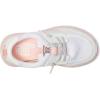 HEYDUDE Women’s Sirocco Play Pearl Ombre (Little Big Kid) Sneaker(White/Pink)