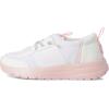 HEYDUDE Women’s Sirocco Play Pearl Ombre (Little Big Kid) Sneaker(White/Pink)