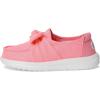 HEYDUDE Women’s Wendy Bow Stardust (Little Big Kid) Loafer(Pink)