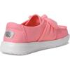 HEYDUDE Women’s Wendy Bow Stardust (Little Big Kid) Loafer(Pink)
