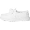 HEYDUDE Women’s Wendy Bow Stardust (Little Big Kid) Loafer(White)