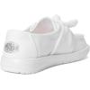 HEYDUDE Women’s Wendy Bow Stardust (Little Big Kid) Loafer(White)