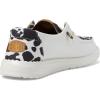 Hey Dude Women’s Wendy Animal(White/Black Cow Print)