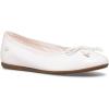 Hush Puppies Unisex-Child Josie Ballet Flat(White)