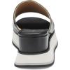 Johnston & Murphy Women’s Colleen Slides, Leather Platform Shoes for Women, Wedge Slide Sandals(Black)