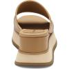 Johnston & Murphy Women’s Colleen Slides, Leather Platform Shoes for Women, Wedge Slide Sandals(Tan)