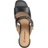 Johnston & Murphy Women’s Everly Buckle Slide Sandals, 2.5” Slip On Heels for Women, Women’s Heeled Sandals(Black)