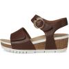 Josef Seibel Women’s Quinn 16 Wedge Sandal(Cognac)