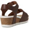 Josef Seibel Women’s Quinn 16 Wedge Sandal(Cognac)