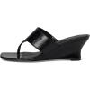 Madewell womens Reese Thong Wedge(True Black)