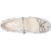 NINA Girl’s Leva (Little Big Kid) Ballet Flat(White Mesh)
