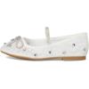 NINA Girl’s Leva (Little Big Kid) Ballet Flat(White Mesh)