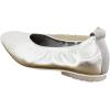 Naturalizer Women’s Game Changer by Deepica Mutyala Ballet Flat(Silver Sand Leather)
