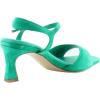 Naturalizer Women’s Grace Ankle Straps Heeled Sandal(Jade Green Suede)