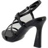 Naturalizer Women’s Luisa Heeled Dress Sandal(Black Patent Leather)