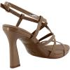 Naturalizer Women’s Luisa Heeled Dress Sandal(Taupe Patent Leather)