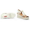 PIKOLINOS Wedge Sandals Leather Aguadulce for Woman(Nata)