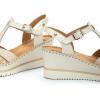 PIKOLINOS Wedge Sandals Leather Aguadulce for Woman(Nata)